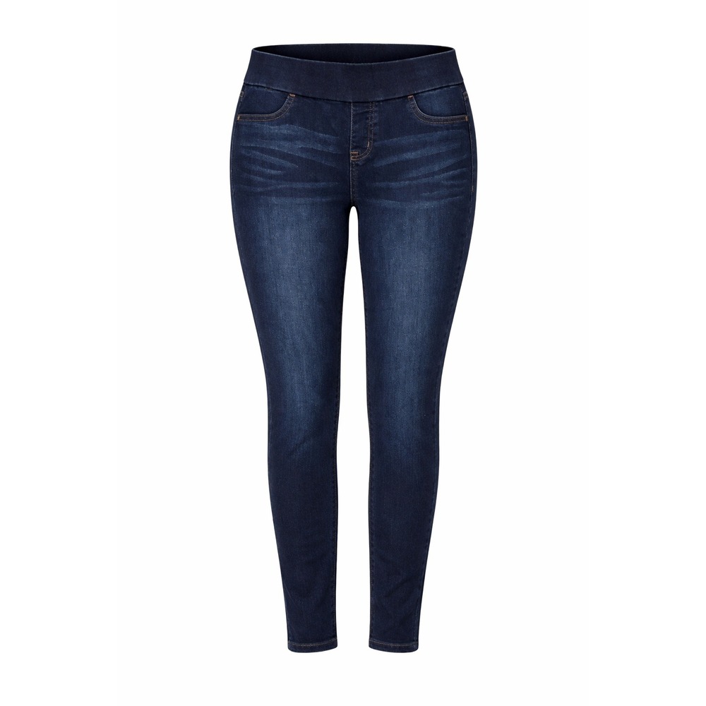 Lane Bryant High Rise Jegging Dark Wash Blue Pull On Stretch Denim Plus Size 14
